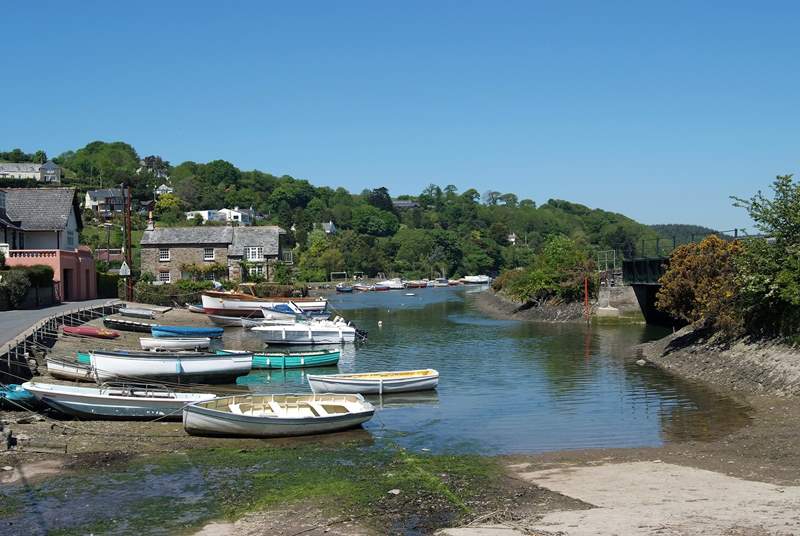 The inner harbour at Golant, just down the road from The Sheiling.