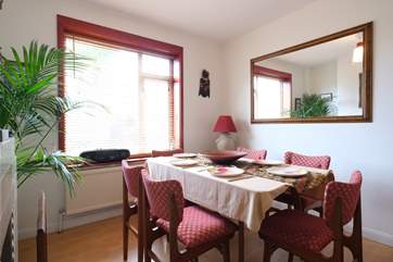 The dining-room.