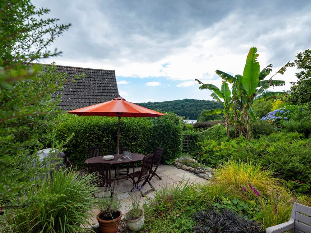 The garden faces south and is a wonderful sun-trap.