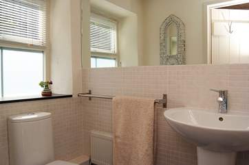 The shower-room.