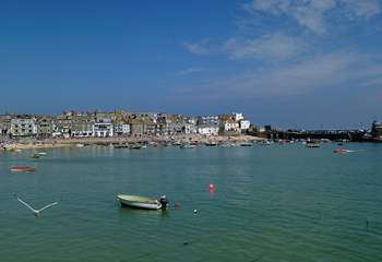The harbour town of St Ives is just over two miles away.