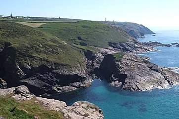The dramatic surrounding coastline.