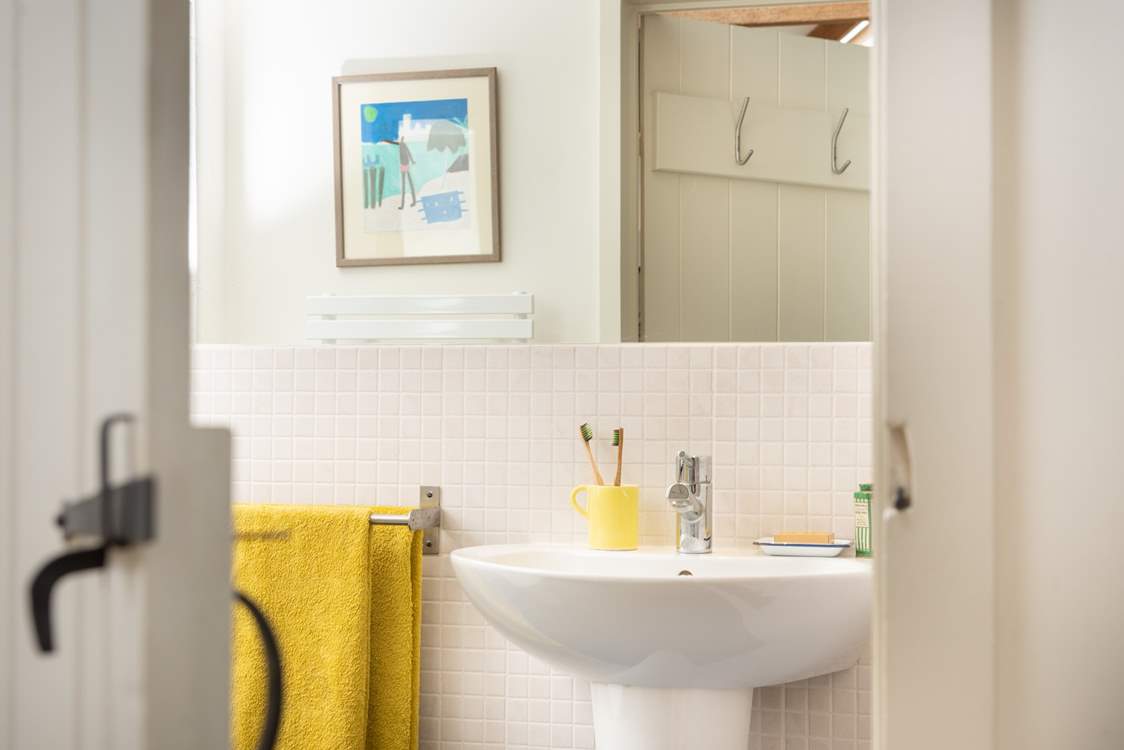 The shower-room.