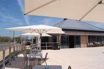 The coastal town of Seaton is just a few miles away. This is the brand new Jurassic Visitor Centre - a great place to visit with young children.