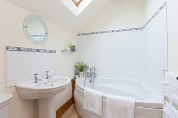 This is the family bathroom.
