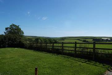 The views from the garden are breathtaking.