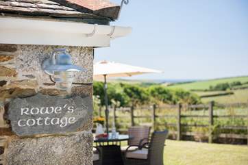 Rowes Cottage looks forward to welcoming you. (Please note, the rattan garden furniture is available Easter to October).