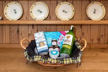 Treats to be found in your Cornish hamper.