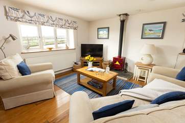 Beautifully appointed with rolling views of the countryside.