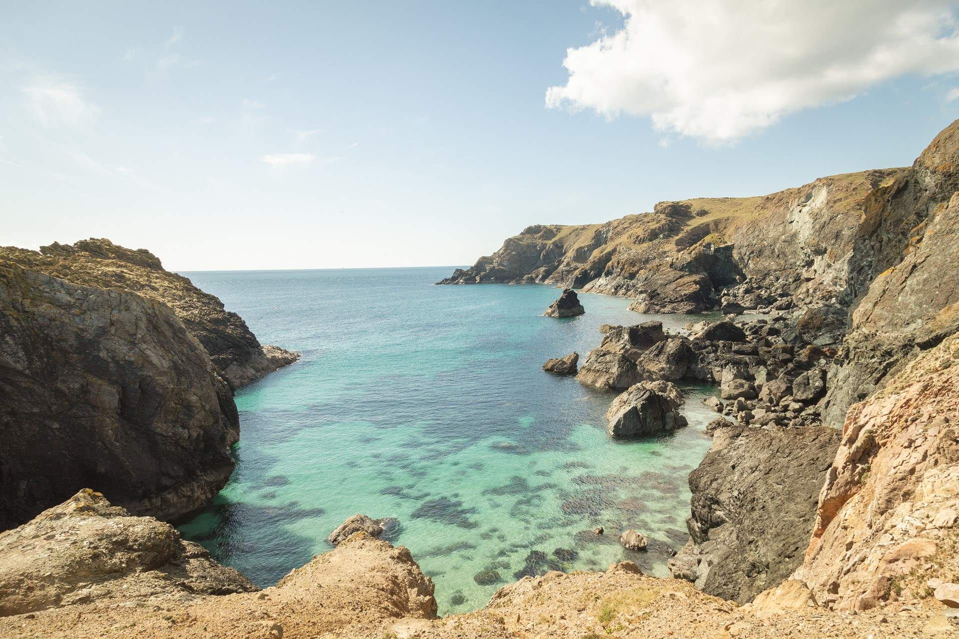 This is Kynance Cove.