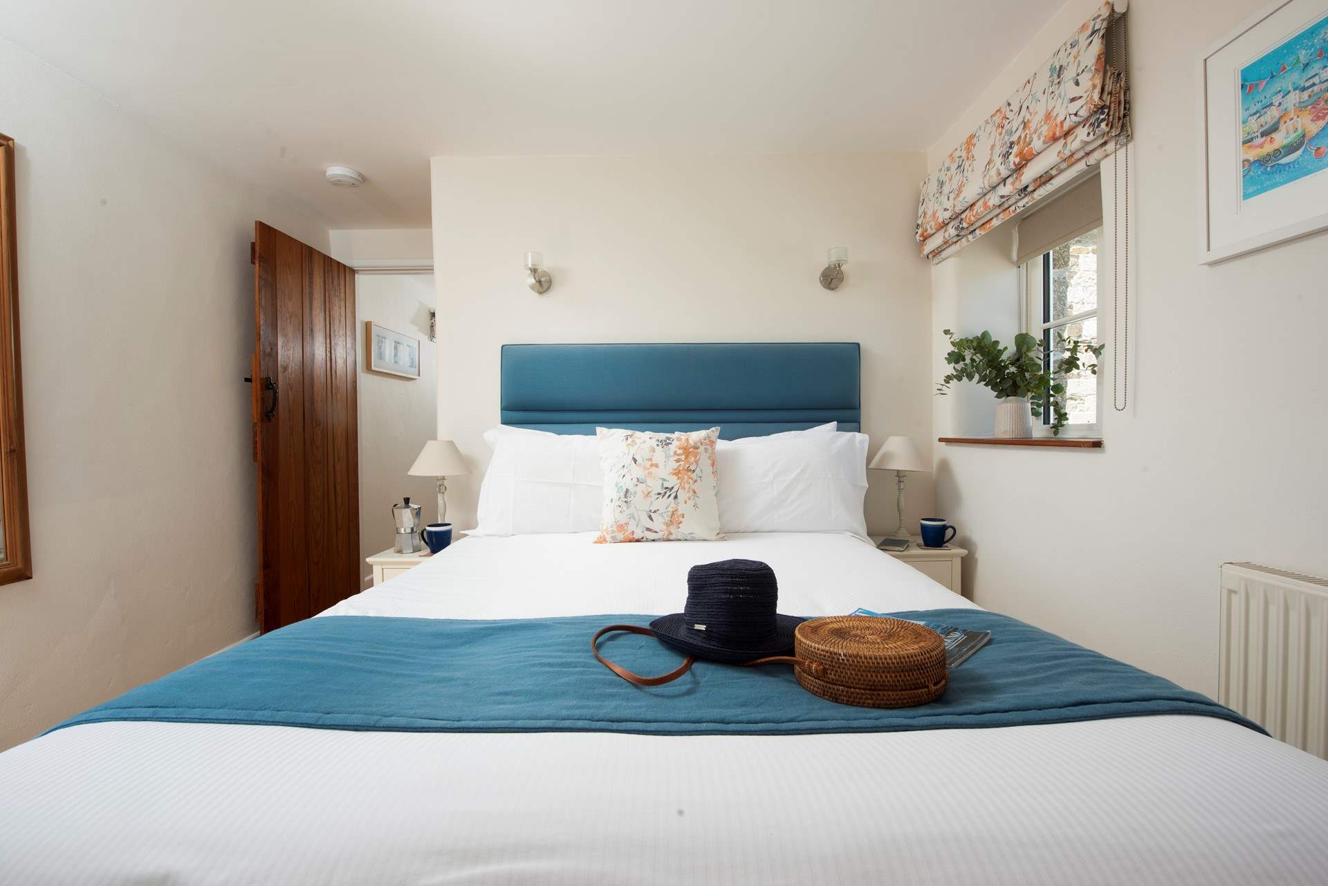 The main bedroom (bedroom 1) is stylish and comfortable.