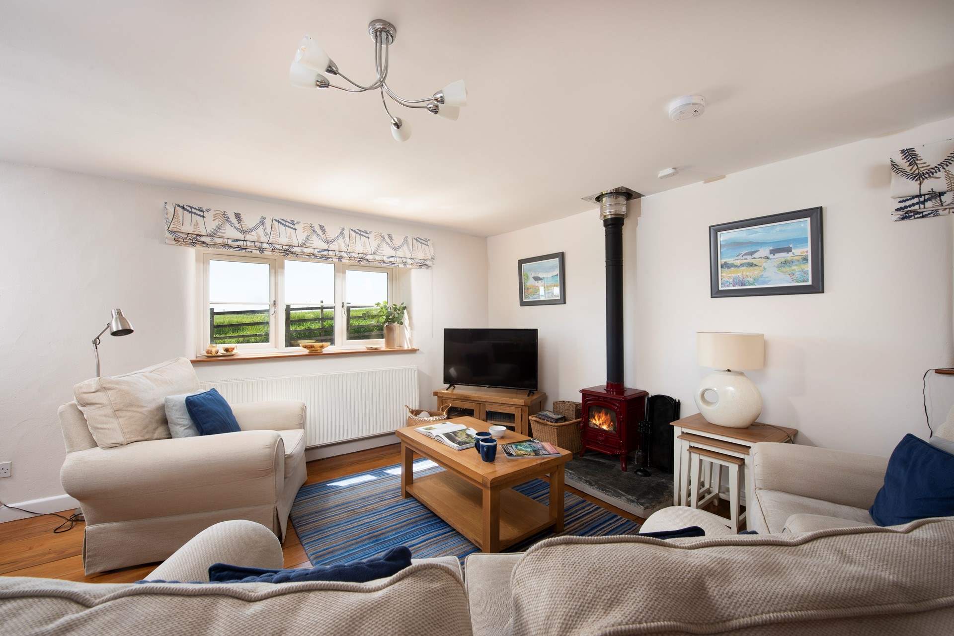 Beautifully appointed with rolling views of the countryside. 