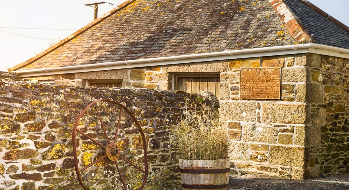 There is a lot of history at Lower Tregiddle Barns.