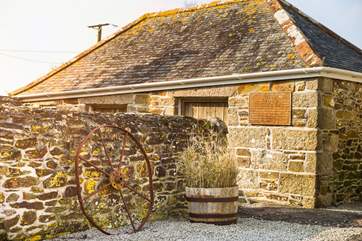 There is a lot of history at Lower Tregiddle Barns.