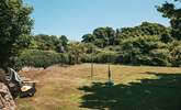 The large garden is just 10 yards from Pebble Cottage and has a badminton/volleyball net for fun and games (net available Easter to October). - Thumbnail Image