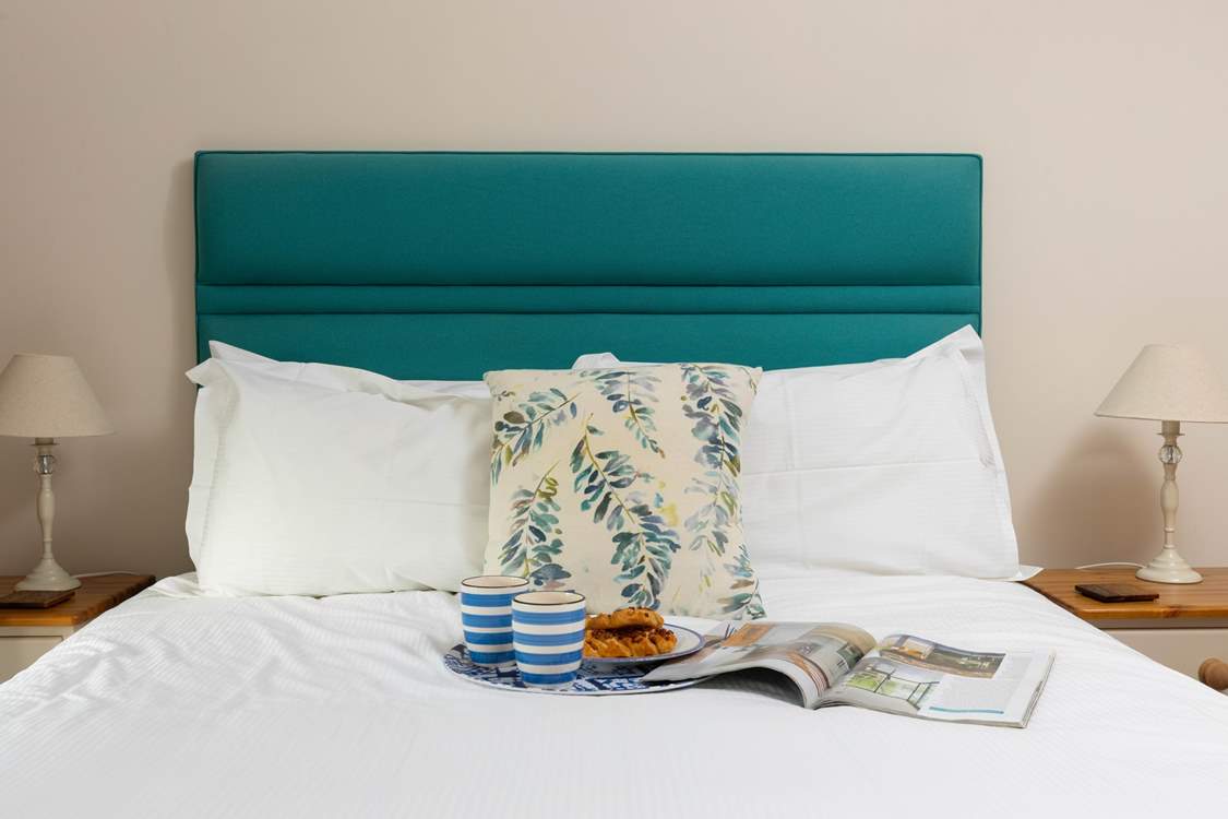 Luxury linens await.