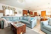 The open plan living space is very sociable.
