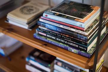 Plenty of local literature to keep you occupied.