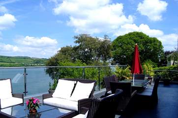 The view from the balcony.
