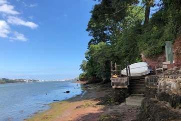 You are literally on the water in this beautiful spot.