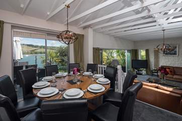 The open plan feel to this house ensures a real sense of holidaying together.
