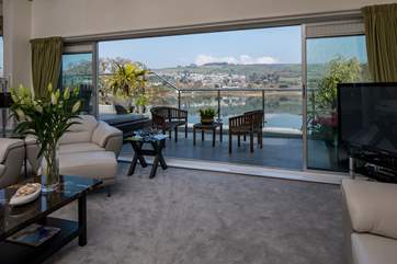 What amazing views from the living-room.