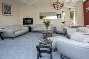 Super comfy and spacious living-room.