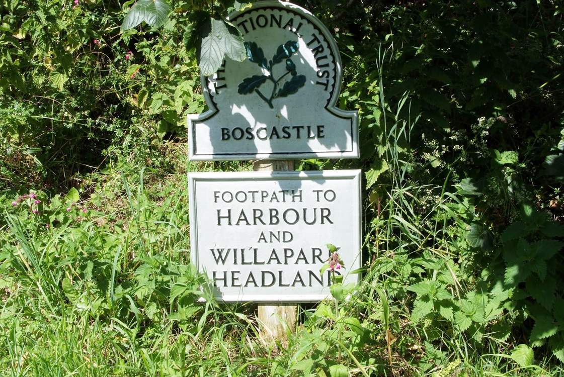 The headland is protected by the National Trust.