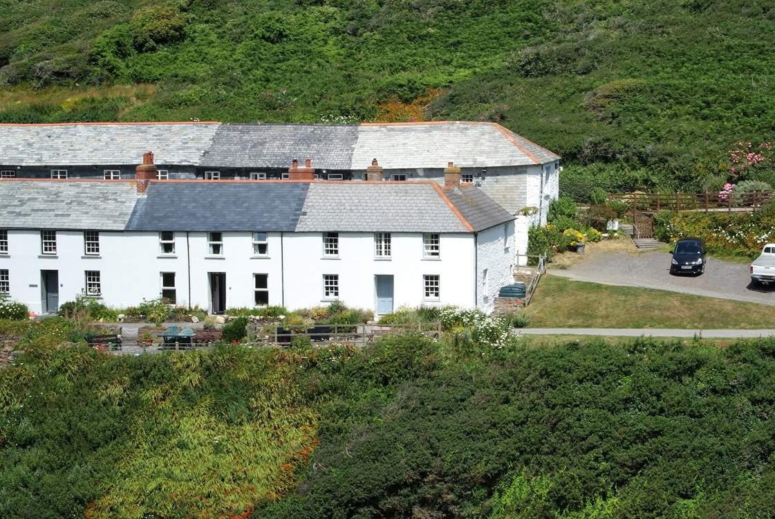Penally Cottage is the last cottage on the right overlooking the harbour.
