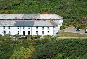 Penally Cottage is the last cottage on the right overlooking the harbour.