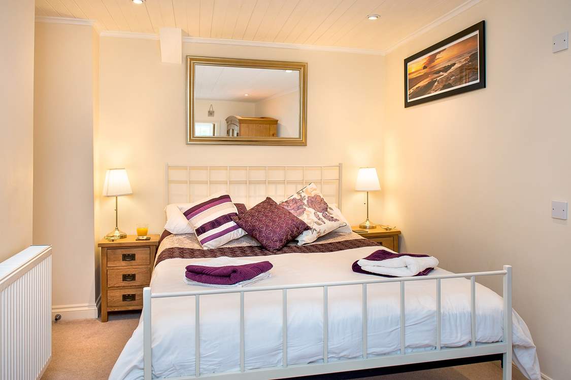 Gorgeous bedroom 2 also has a 5' double bed and more of those views.