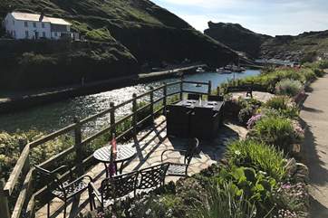 You certainly have the best seat in the house from the patio across the path.