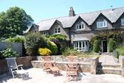 The terrace at the end of the garden - not to be used before 8am or after 10pm.