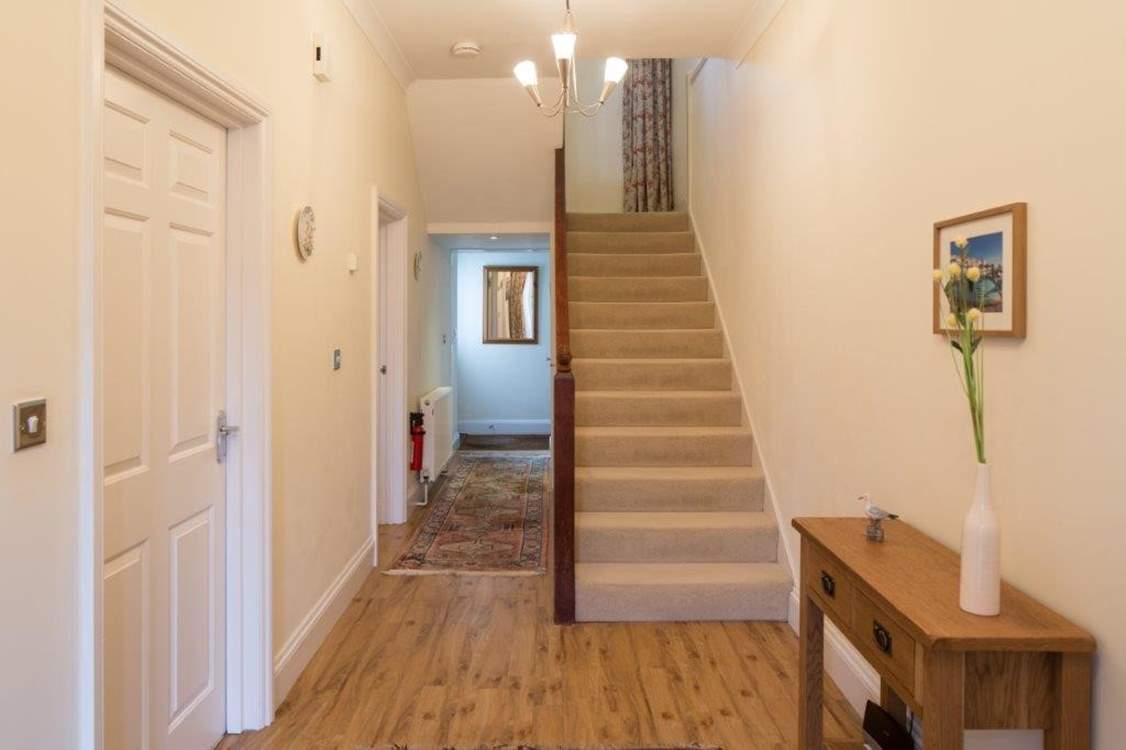 The hallway.