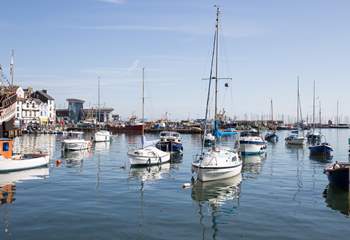 Brixham, home to the famous Golden Hind, is bustling with watering holes and places to eat.
