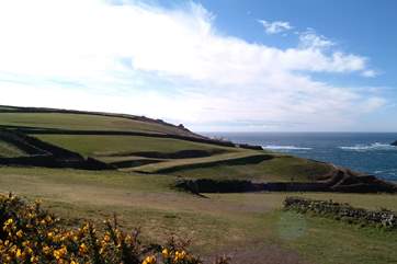 The fabulous Cape Cornwall golf course.