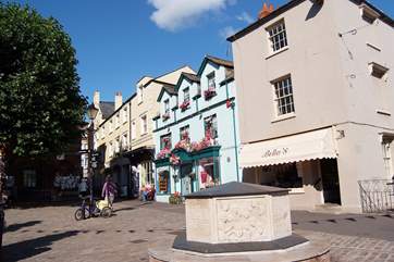 Lovely Bridport - recently shortlisted as High Street of the Year and voted 3rd in Britain's Best Market Towns by BBC Countryfile Awards!