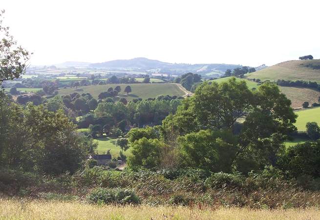 This is the view from the hilltop above Barbridge - a lovely place to walk to and just sit and relax.