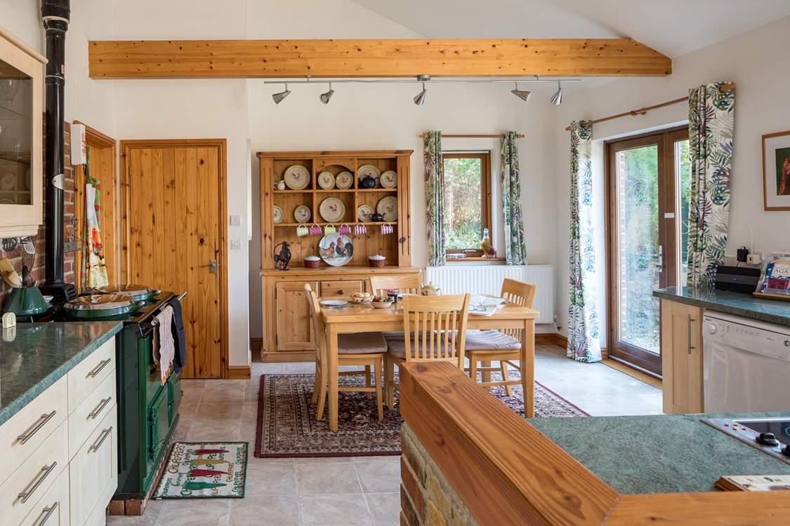 Barbridge Cottage is so spacious and well-equipped.