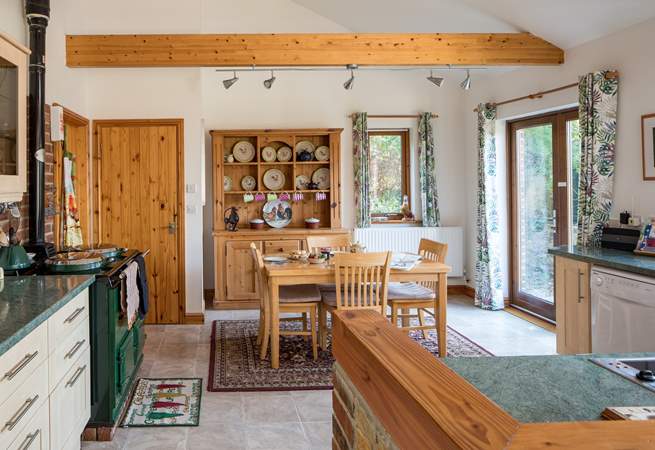Barbridge Cottage is so spacious and well-equipped.