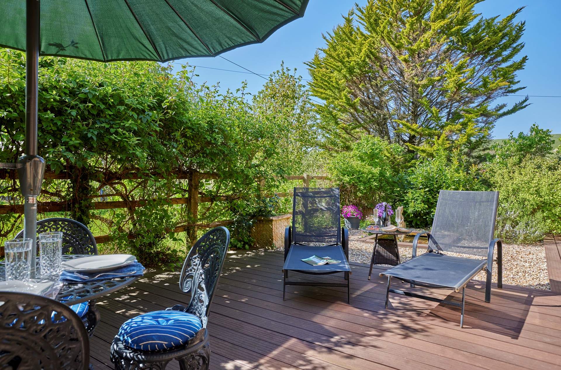 The idea place to catch some sun and lounge around