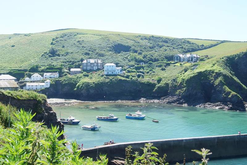 The pretty village of Port Isaac is just along the coast.