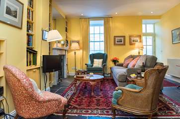 The cosy sitting-room.