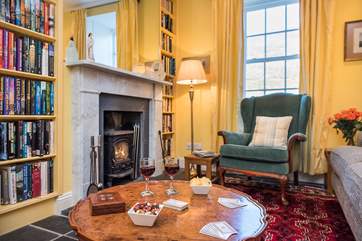After a day of exploring the north Cornish coastline, what better than to come back and snuggle up in front of the toasty wood-burner.