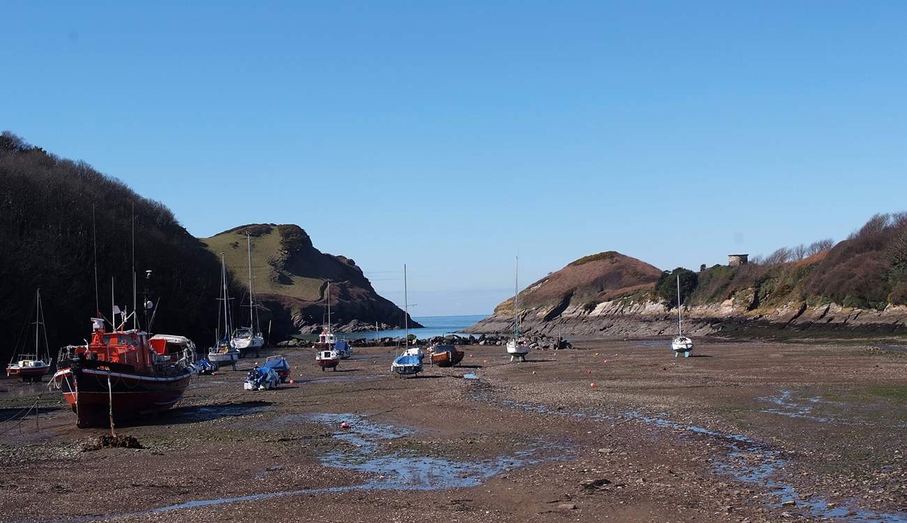Pretty Watermouth Harbour is just a half mile walk - uphill on the way back!