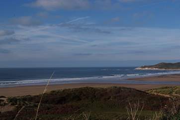 Woolacombe is the nearest sandy beach - miles and miles of it!