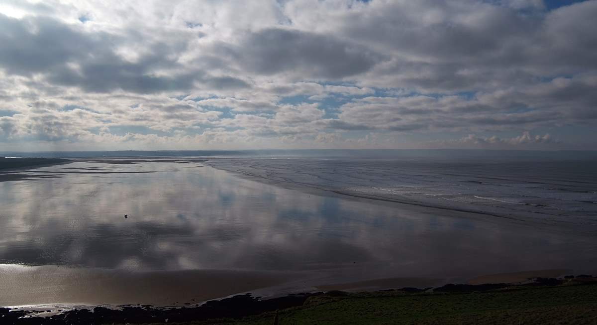 Saunton Sands - magical in the evening sun.