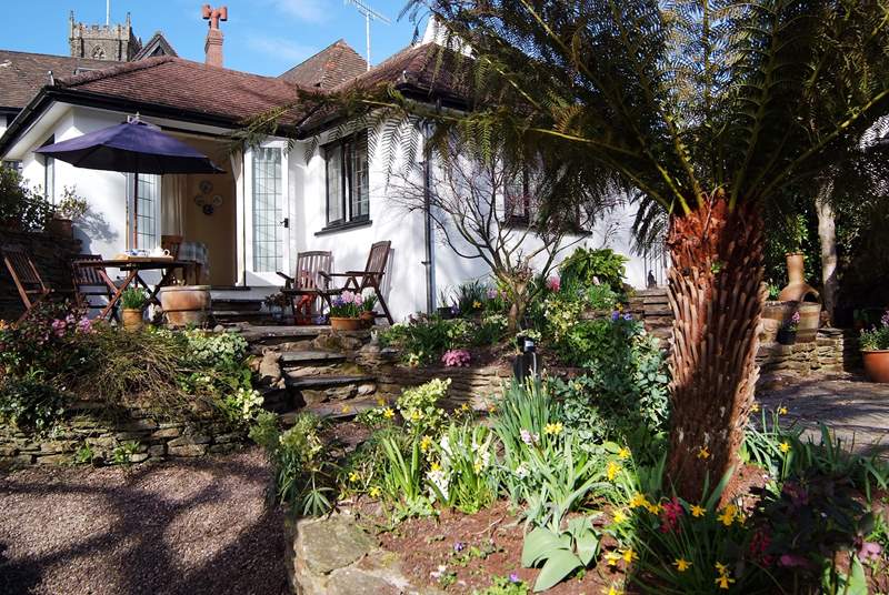 Little Bessemer is tucked away in the heart of this beautiful village, with a wonderful sub-tropical garden - inspiring whatever the time of year!