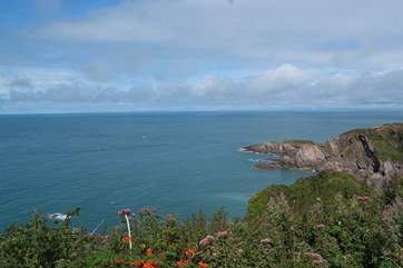 The coast line in this part of north Devon is beautiful. A mixture of stunning cliffs and sandy coves.