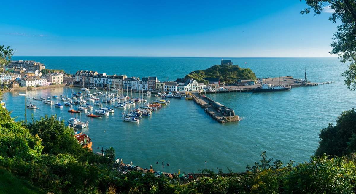 Ilfracombe is a delightful seaside town.